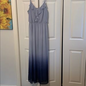 Ombré maxi dress